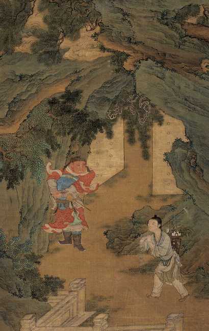 佚名 人物 立轴